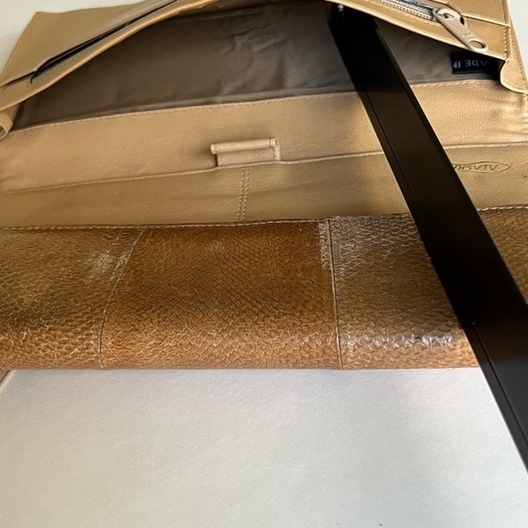 Vintage Wallet Trifold Wallet Genuine Salmon Leather Long Wallet Clutch - Picture 12 of 13